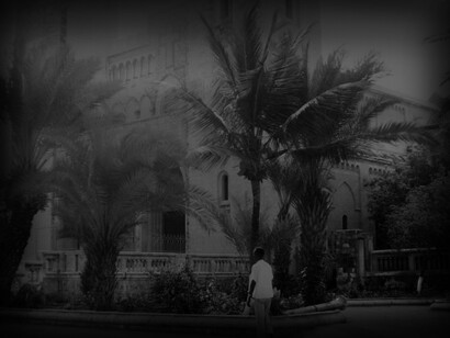Mogadiscio, la cattedrale Cattolica del 1923 in stile arabo-normanno, punto di riferimento della comunità italiana