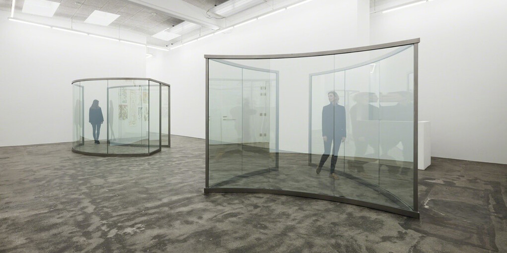 Dan Graham, Dan's World (2018). Courtesy of Galleri Nicolai Wallner and the artist. Photo: Anders Sune Berg