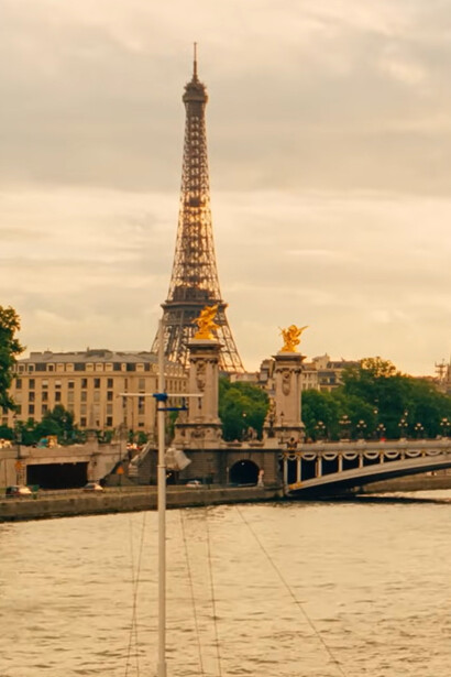 Scena del paesaggio di Parigi in "Midnight in Paris", Woody Allen, 2011