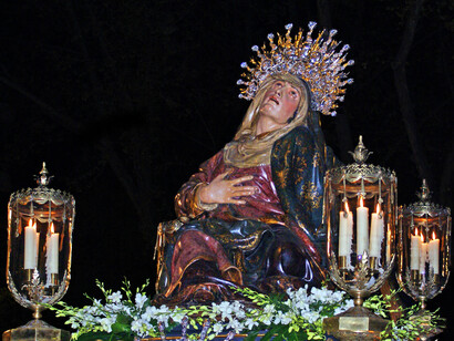 Semana Santa en Valladolid. Virgen de las Angustias