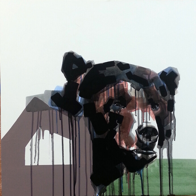 Chad Hasegawa, Lee Boi, Acrylic on wood panel
24″ x 24″