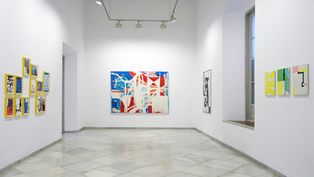 Fernando Clemente, Tempidipinti, exhibition view. Courtesy of Rafael Ortiz Gallery
