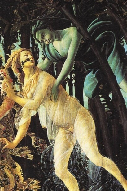 Primavera di Botticelli, dettaglio