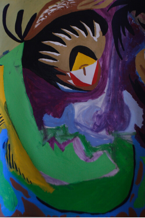 Joao Decq. Untitled mixedmedia on paper