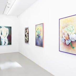 Travis Boyer, Personal effects, exhibition view. Courtesy of Galerie Peter Kilchmann