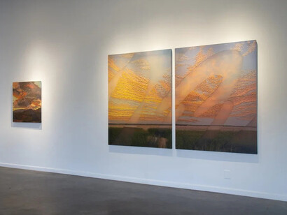 Saskia Fleishman, Contours, exhibition view. Courtesy of Galleri Urbane