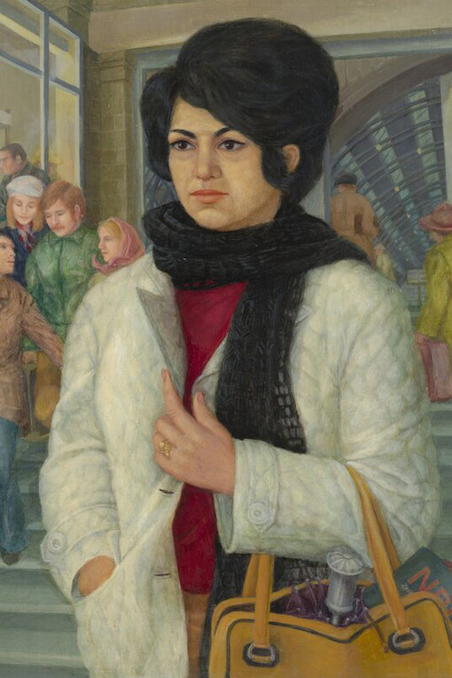 Inge Wunderlich, Die Iranerin M. M. (detail), vor 1974. Mit freundlicher genehmigung des Museums der bildenden Künste Leipzig
