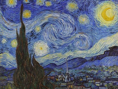 «La noche estrellada» (1889), Vincent van Gogh