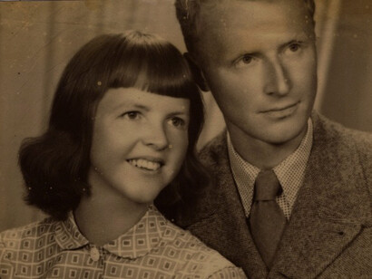 Karen y Olof en 1954, antes de mudarse a Costa Rica. Foto: Archivos de Olof y Karen