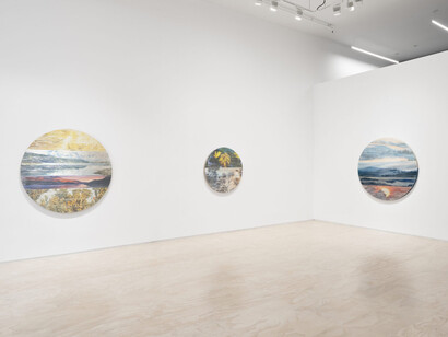 Margo Wolowiec, Midnight sun, exhibition view. Courtesy of Jessica Silverman Gallery