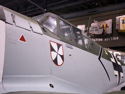 Messerschmitt/Hispano Buchon HA1112-M1L - N109BF. Courtesy of EAA