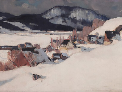 Rang St. Laurent, Baie St. Paul,1924, The Thomson Collection at the Art Gallery of Ontario