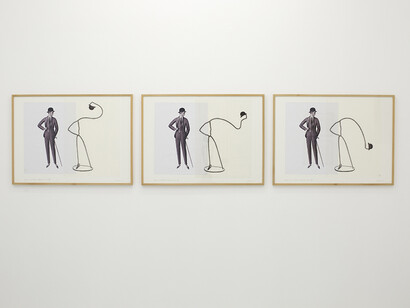 Aquél que camina delante, Exhibition view. Courtresy of Travesía Cuatro