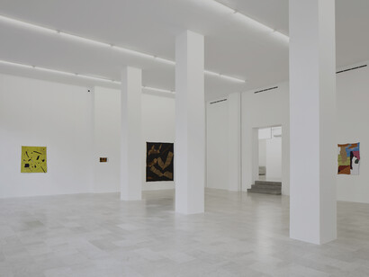 Francis Offman, 2021, installation view, P420, Bologna, foto C. Favero