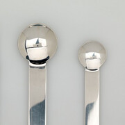 Sergio Asti, designer, Italian, b. 1926, H.E. Lauffer Co., Inc., manufacturer, American, 1950 - 1992, Boca Decorata Flatware Set, 1976, Stainless steel, Elizabeth T. and Dorothy N. Casey Fund 2015.110.2