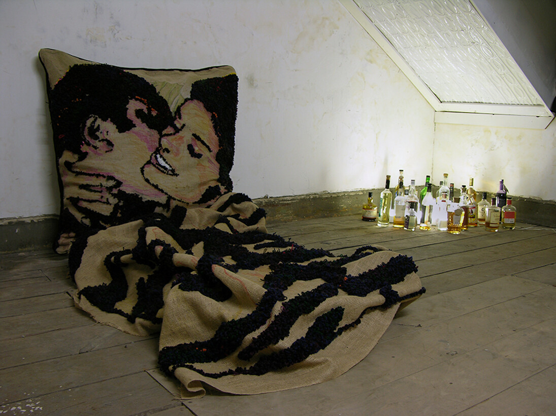 Hooking Up With Dave, Exhibition view. Courtesy of LMAKgallery