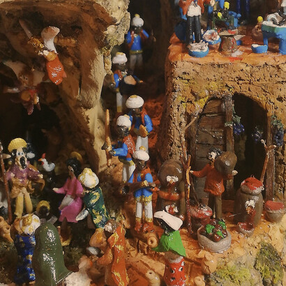 Detalle de una obra del artista napolitano Mario Accurso