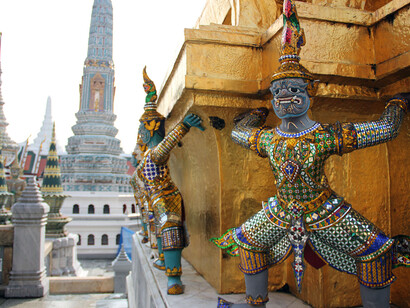 Statue al Palazzo Reale
