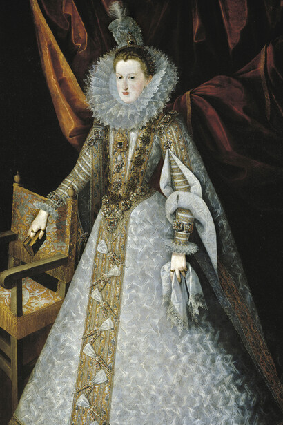 La reina Margarita de Austria, esposa de Felipe III, Juan Pantoja de la Cruz, 1606