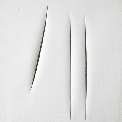 Lucio Fontana, Concetto spaziale, 1966