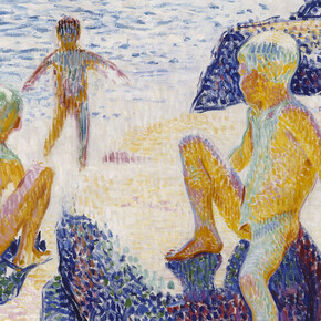 Verner Thomé: Bathing Boys, 1910. Ateneum Art Museum, coll. Hoving. Photo: Finnish National Gallery / Hannu Aaltonen