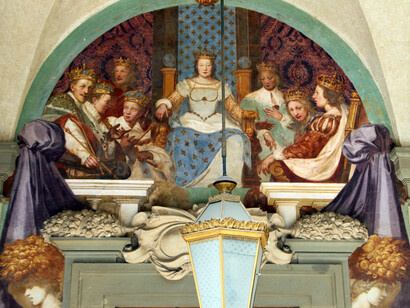 Volterrano - Caterina de' Medici con i figli