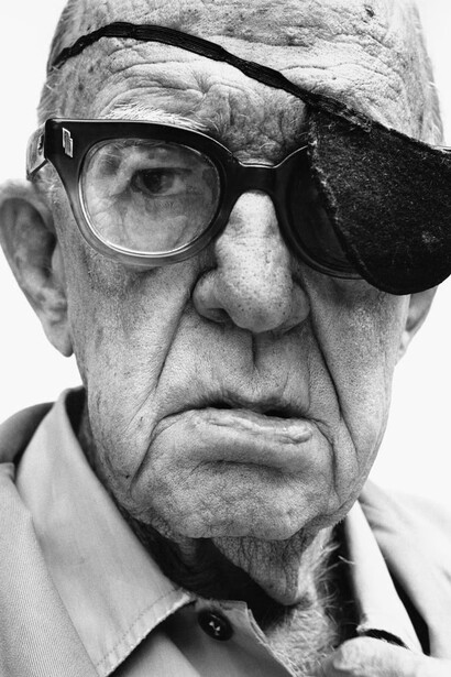 Richard Avedon, John Ford, director, Bel Air, California, April 11 (détail), 1972. Avec l'aimable autorisation du Montreal Museum of Fine Arts 