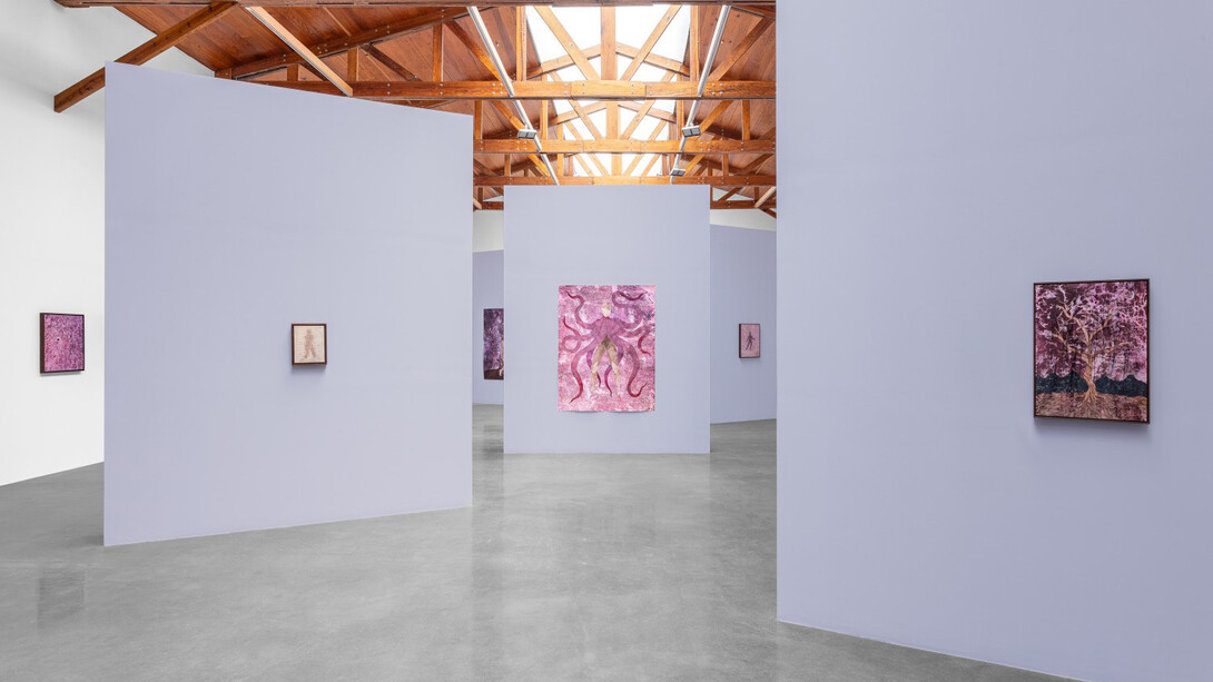 Felipe Baeza, To feel a then and there, exhibition view. Courtesy of kurimanzutto