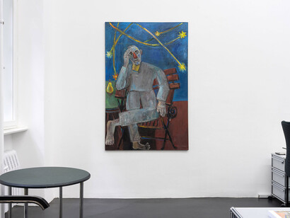 Ralf Kerbach, Landscapes. Childhood paths, exhibition view. Courtesy of Galerie Poll 