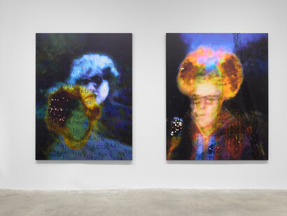 Eliza Douglas, Ghosts, exhibition view. Courtesy of Gagosian