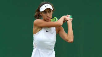 Serbian tennis player Olga Danilović