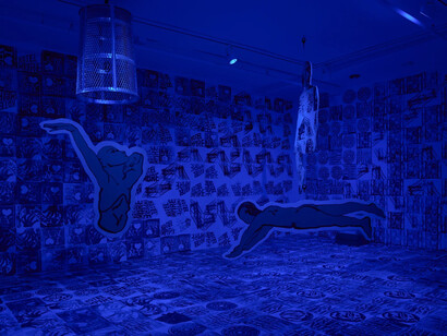 Matthew Lutz-Kinoy, Jewel, exhibition view. Courtesy of Mendes Wood DM