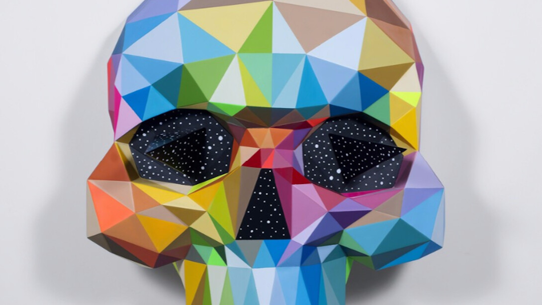 Okuda, Universal Vision of the Sky , 2017. Courtesy of StolenSpace Gallery