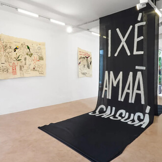 Denilson Baniwa. Yawara Akanga, exhibition view. Courtesy of A Gentil Carioca 