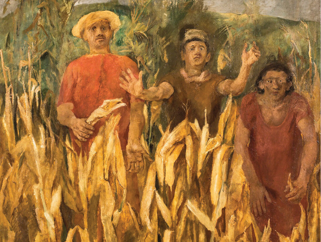 Fausto Pirandello, Drought, 1936-37, Oil on board, 155 x 155 cm, Galleria Nazionale d’Arte Moderna, Rome
