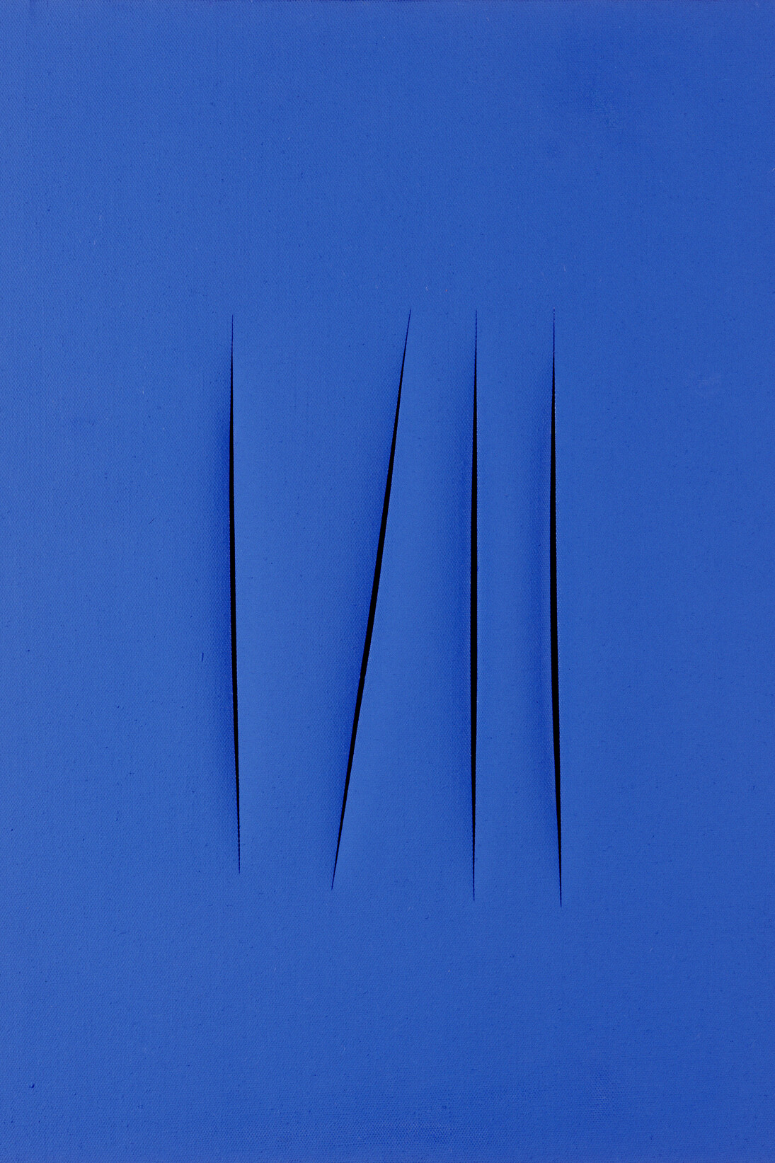 Lucio Fontana. Concetto spaziale, attese, c. 1965. Fundació Francisco Godia, Barcelona
