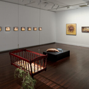 Emily Rose, What mothers carry, exhibition view. Courtesy of Goolugatup Heathcote