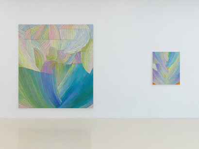 Tyler Vlahovich, The real story, exhibition view. Courtesy of Chris Sharp Gallery