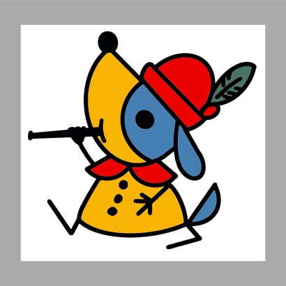 Le composizioni sono spesso frontali e pulite, pensate per essere comprese anche dai più piccoli