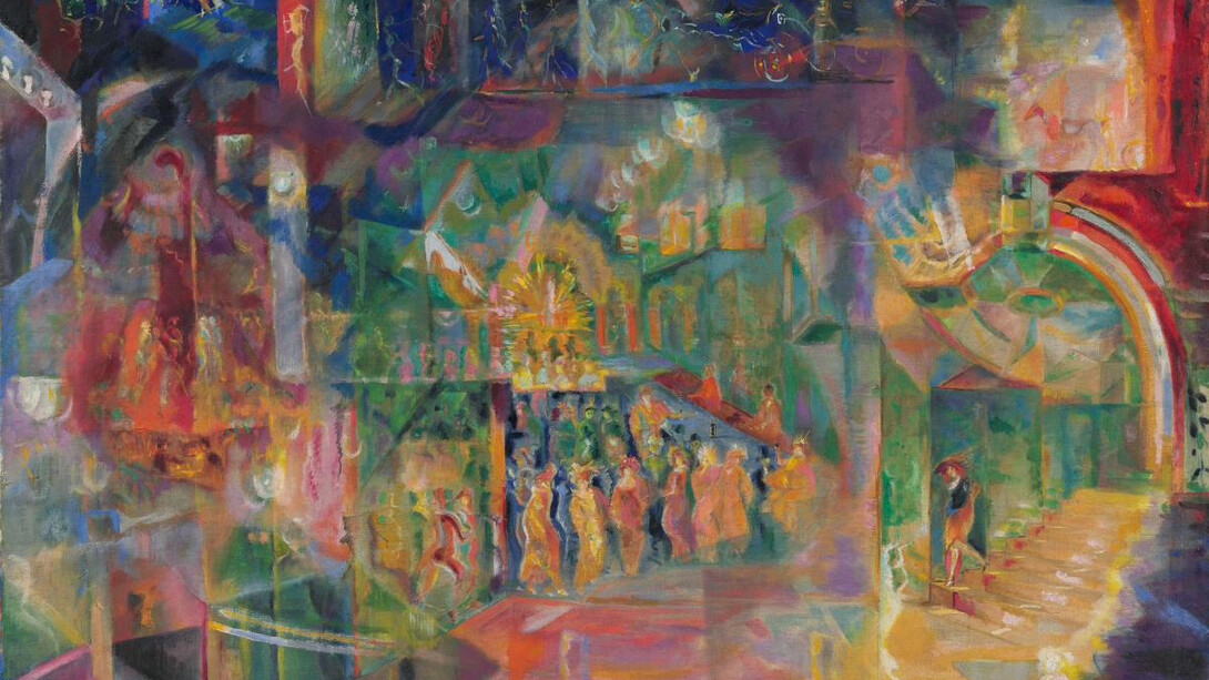G.B. Yakulov, A pub (detail), 1915. Courtesy of New Tretyakov Gallery