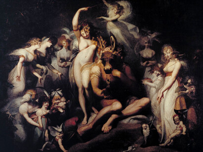 Johann Heinrich Füssli- Titania y Bottom