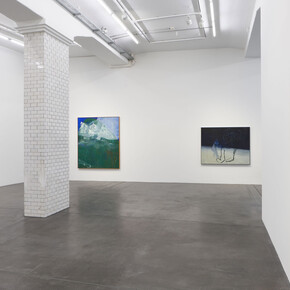 Installation view, ‘Rita Ackermann. Brother and Sister’, Hauser & Wirth Zürich, 2019
© Rita Ackermann
Courtesy the artist and Hauser & Wirth 
Photo: Jon Etter
