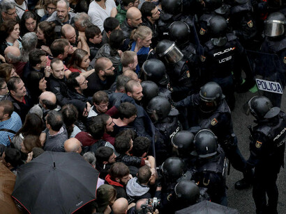 El rey tampoco criticó la brutalidad policial del 1 de octubre contra ciudadanos que solo querían votar