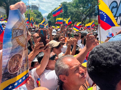 Los venezolanos están en lucha desde la divulgación de los votos, que otorgan la victoria a Nicolás Maduro. Venezuela, agosto de 2024