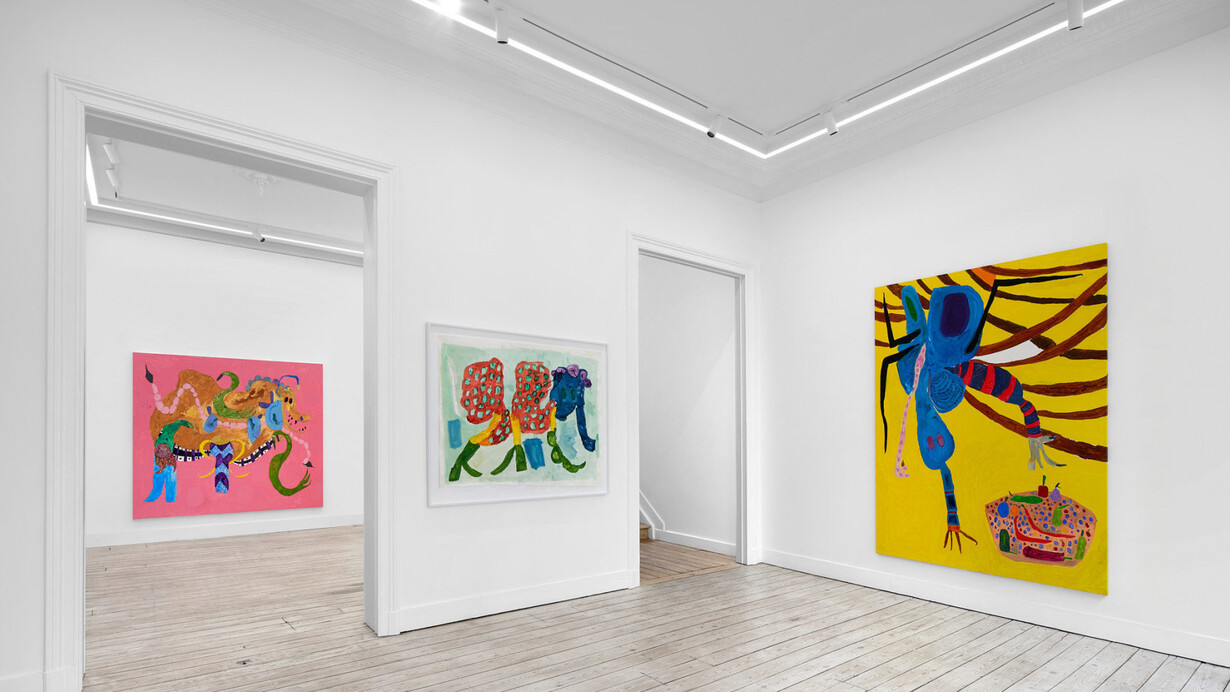 Andrey Samarin, Archetypal images, exhibition view. Courtesy of Nino Mier Gallery
