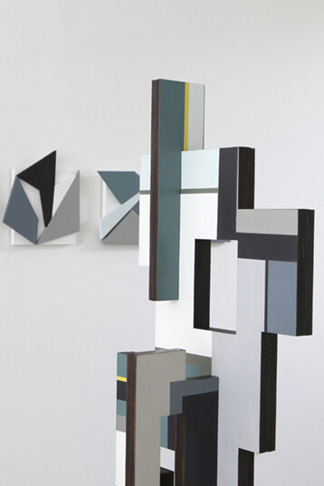 Blast Wall installed at The Foundry Gallery, 2021. © 2021 The Foundry Gallery. 