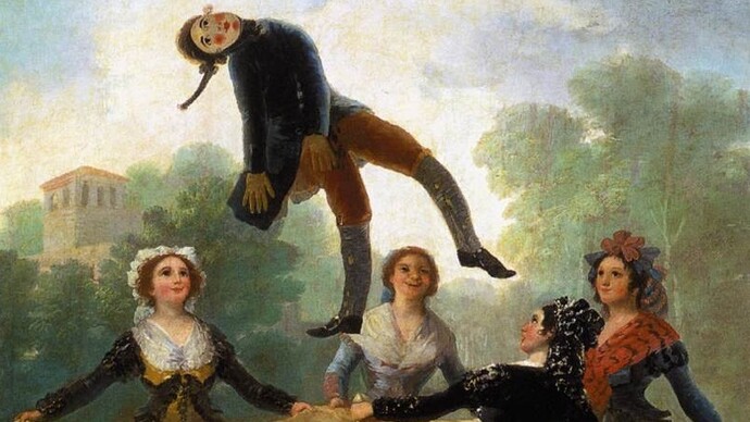 «El pelele» (1791-92), Francisco de Goya