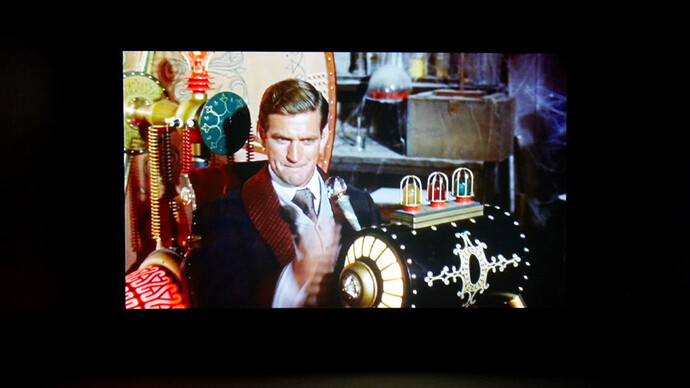 Installation view of Thomson & Craighead’s The Time Machine in Alphabetical Order, 2010 Film 1hr 36min 55sec
