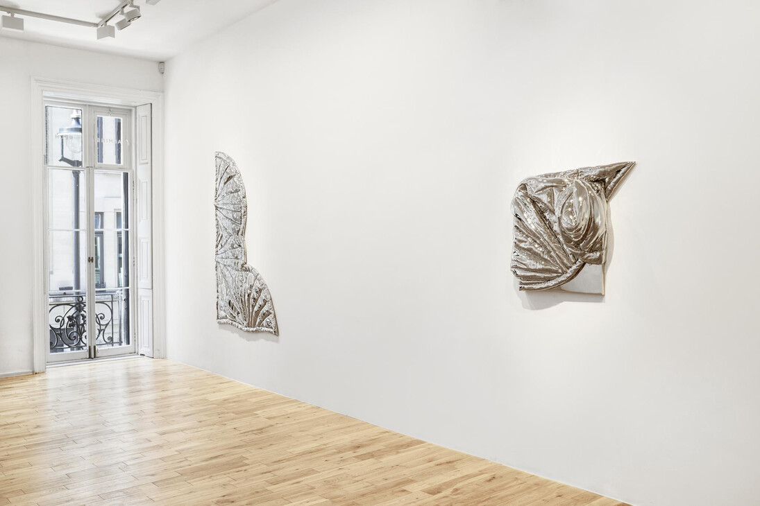 Joel Morrison, ‘Steel Life Crisis’ at Almine Rech Gallery in London 17.04 - 16.05.2015, Photo: Alex Delfanne, Courtesy of the Artist and Almine Rech Gallery
