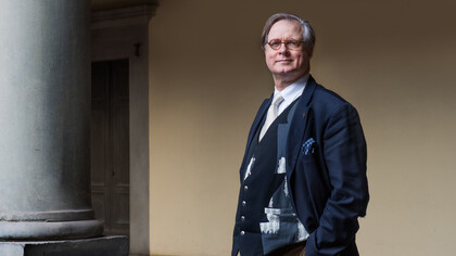 James Bradburne, the Director General of the Pinacoteca di Brera and the Biblioteca Nazionale Braidense, Milan